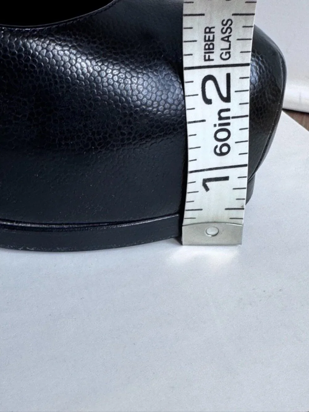 YSL Platform Stilettos, BLACK leather,  Size 38.5 / 8 1/2 US